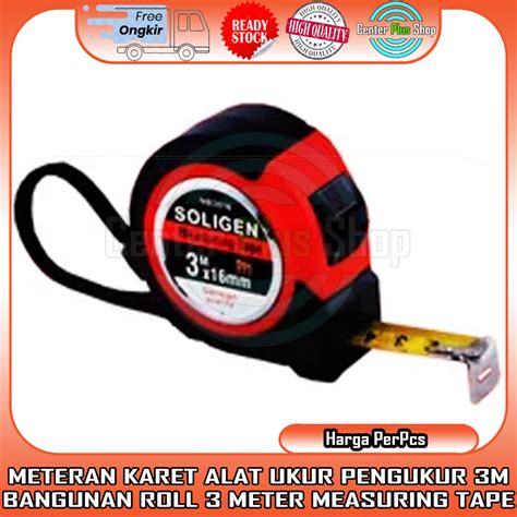 Jual Meteran Karet Measuring Tape German Quality Soligen M Body Bodi