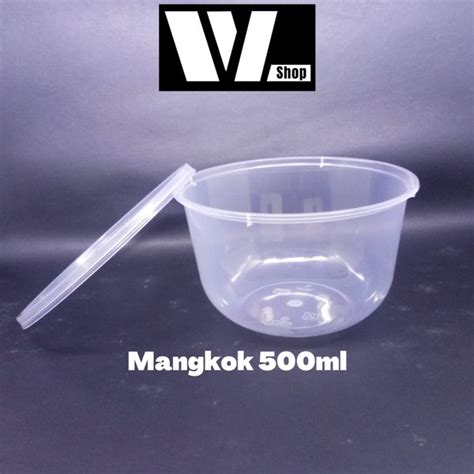 Jual Thinwall Mangkok 500ml Mangkuk Makan Tempat Makanan Plastik Kuah