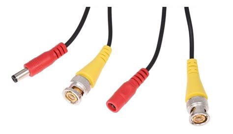 Cable Para Camaras Seguridad Cctv Video Y Poder Bnc Mts Cuotas Sin