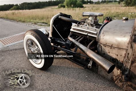Ford Traditional Hot Rod Rat Chopped Sedan Model A Scta Drag