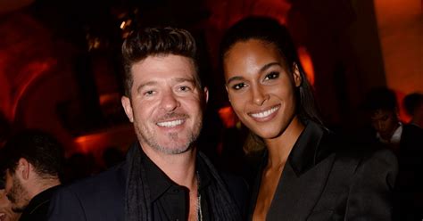 Robin Thicke Cindy Bruna Le Mannequin Cindy Bruna Fête Son 24ème