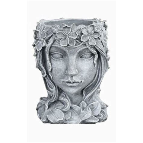 Lady Face Planter Goddess Head Succulent Pot BIG W