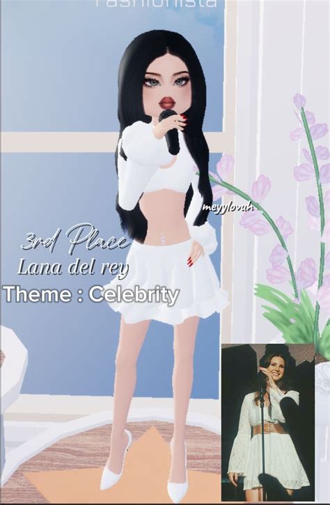 Dress To Impress Dti Celebrity Theme Lana Del Rey