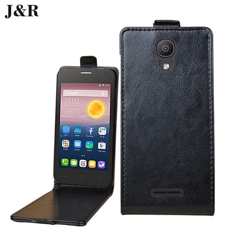 Case For Alcatel 5010D Flip Leather Cover Case For Alcatel One Touch