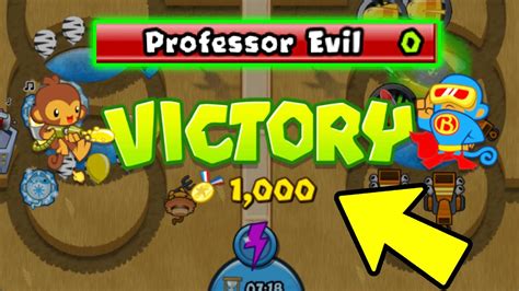 How To Beat The New Professor Evil Challenge In Btd Battles Week