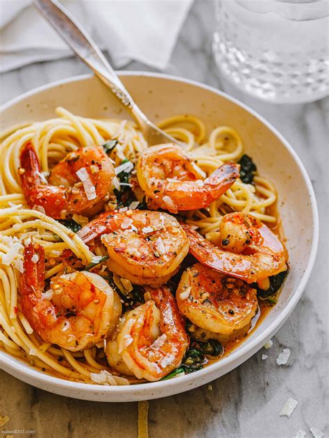 Easy Garlic Shrimp Pasta With Spinach Artofit