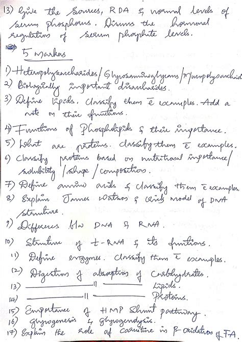 Solution St Year Biochemistry Important Questions Faqs Studypool