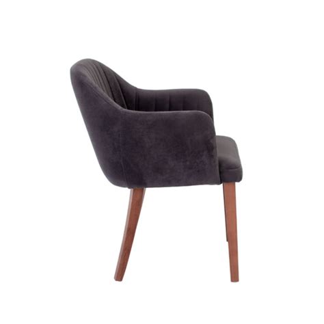 Стул Тюльпан, велюр Тедди 020, ножки бук старинный орех купить по цене ...