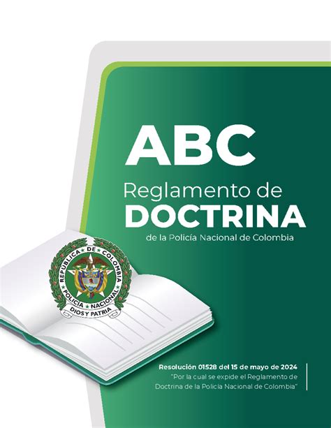 Cartilla ABC Doctrina Policial 2024 Resolución 01528 del 15 de mayo