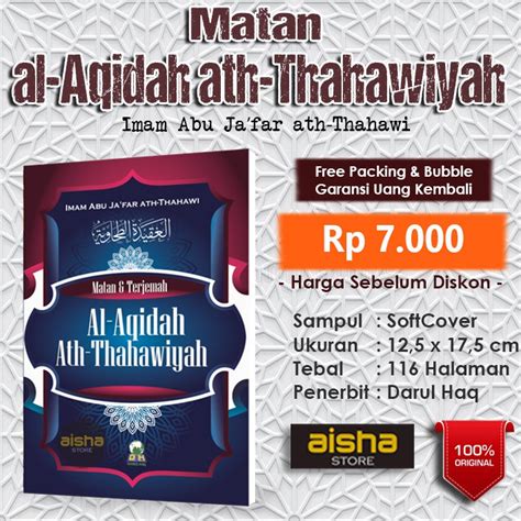 Matan Dan Terjemah Al Aqidah Ath Thahawiyah A6 Darul Haq Lazada