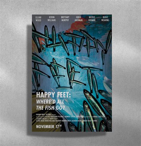 Happy Feet Redesigned Movie Poster :: Behance