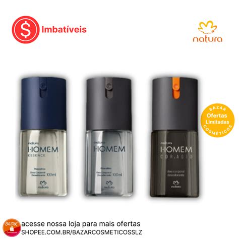 Desodorante Corporal Natura Homem 100 Ml Shopee Brasil