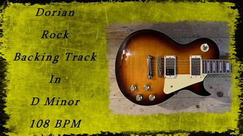 Dorian Rock Backing Track In D Minor 108 Bpm Guitar Backing Tracks