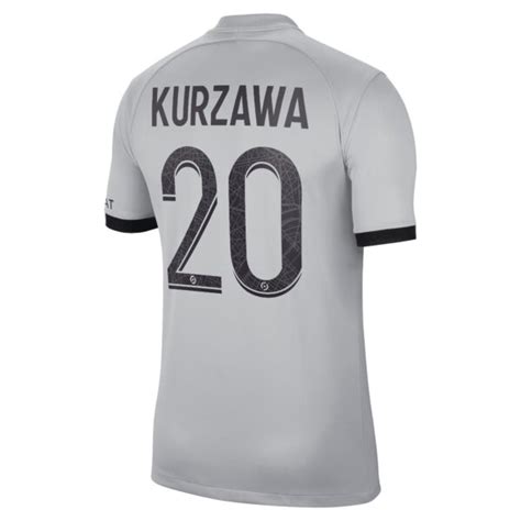 Paris Saint Germain Away Stadium Shirt 2022 23 With Kurzawa 20 Printing