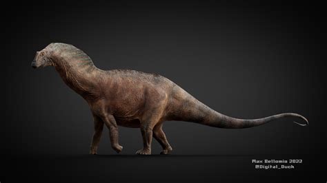 Artstation Amargasaurus 3d Model Life Reconstruction Paleo Art Herbivores Tyrannosaurus