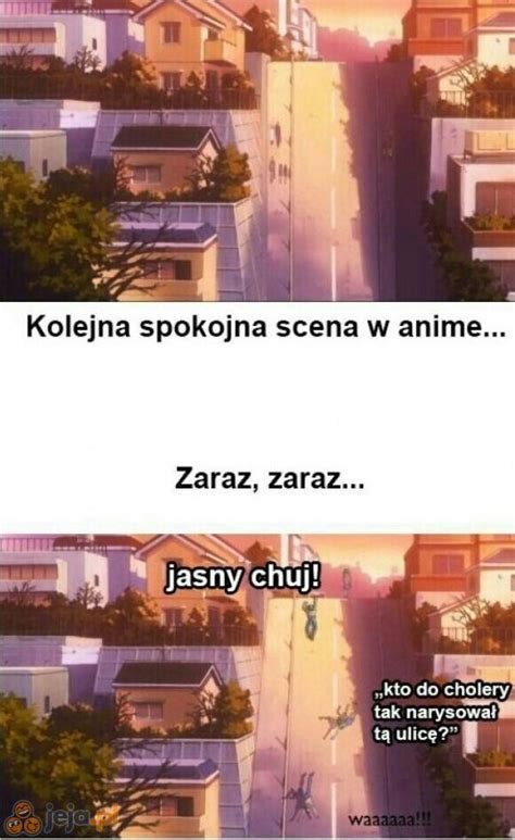 Typowa Ulica W Anime Jeja Pl