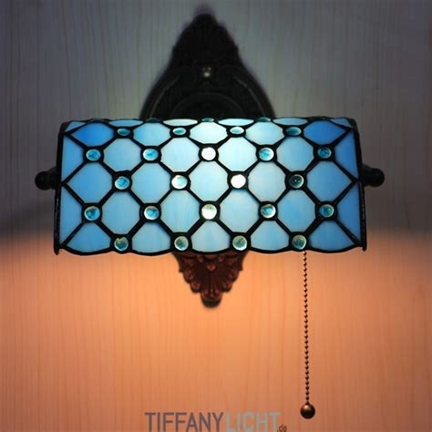 Cm Gro E Europ Ische Retro Tiffany Bank Wandleuchte Aus Buntglas