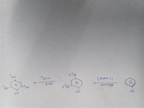 converson of phenol in picric acid - Chemistry - Alcohols Phenols and ...