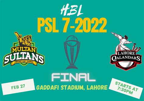 Whos Going To Be The Champion Of Psl7 As The Championship Reached The