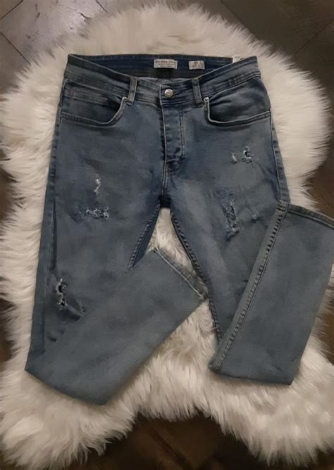 Джинсы с дырками скини мужские — цена 189 грн в каталоге Джинсы Купить ...