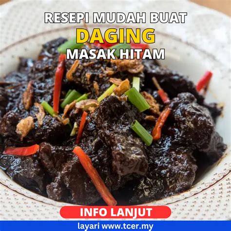 Resepi Mudah Buat Daging Masak Hitam Yang Sangat Sedap Tcermy