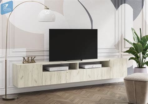 Тумба под телевизор СОЛО-16 ТВ Дуб Крафт белый - купить мебель в ...