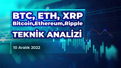 BITCOIN ETHEREUM ve RIPPLE TEKNİK ANALİZİ 10 Aralık 2022 YouTube