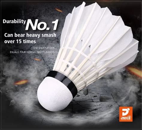 Jnice Non Labeled Premium Duck Feather Badminton Shuttlecock