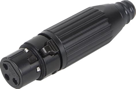 Switchcraft AAA3FBZ 3 Pin Female XLR Connector Cable End With Black