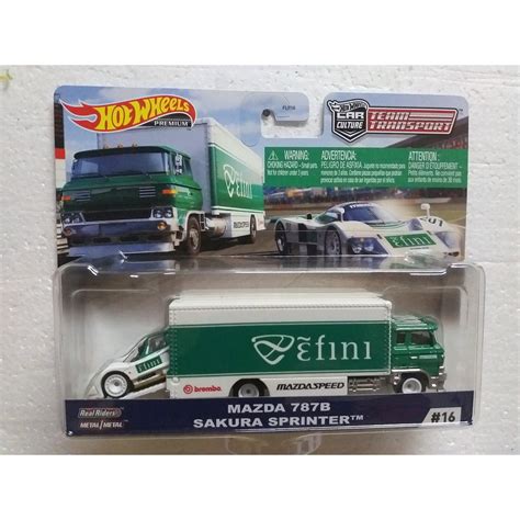 Jual HOT WHEELS TEAM TRANSPORT MAZDA 787B SAKURA SPRINTER Shopee Indonesia
