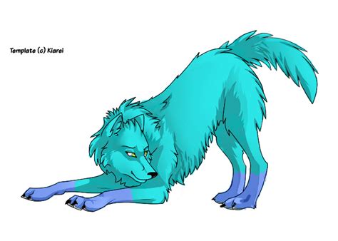 Colored Wolf Lineart By Countrygirl1991 On Deviantart