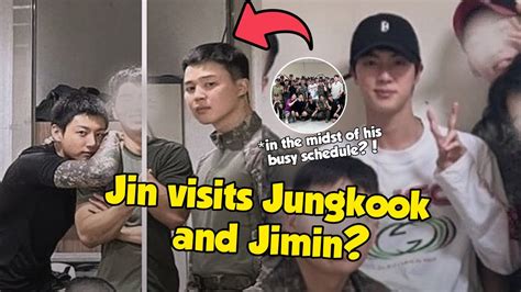 Jin Visits Jimin And Jungkook Amidst His Busy Activities Even Reunites