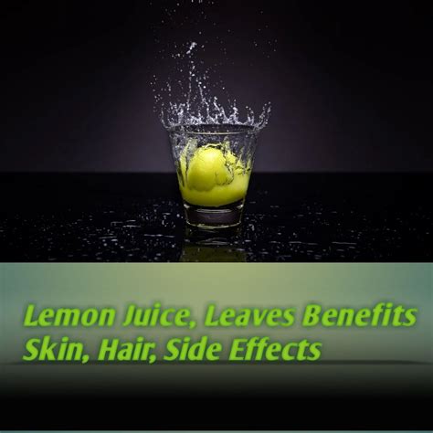 Benefits Of Lemon Water And Its Side Effects