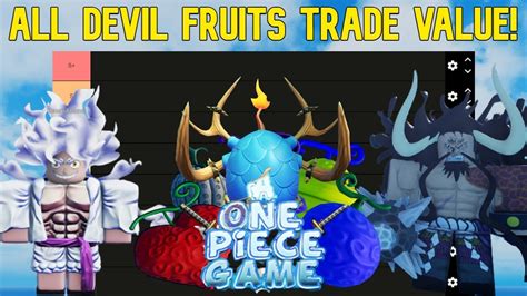 Aopg Updated All Devil Fruits And Their Rarity Trade Values In A