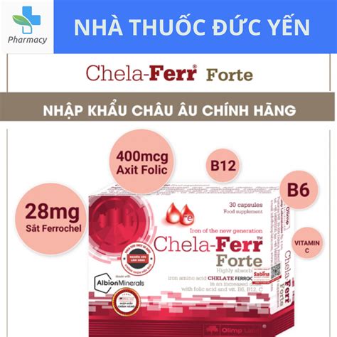 Genuine - Chela-Ferr Forte - Iron Tablets For Pregnant Women To Support ...