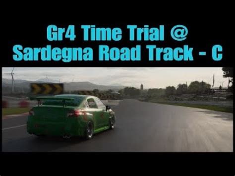 Gran Turismo 7 Time Trial Gr4 Sardegna Road Track C YouTube