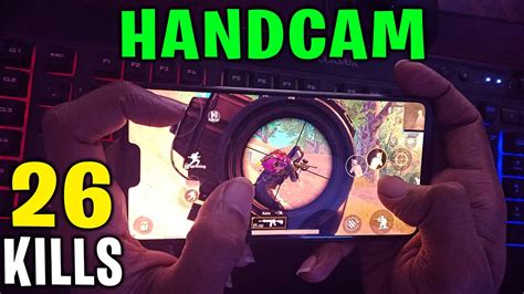 OnePlus 6 PUBG Mobile HANDCAM GAMEPLAY 26 KILLS SOLO VS SQUAD