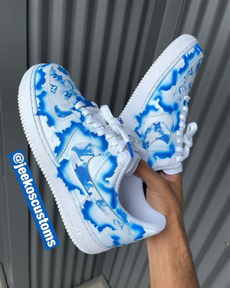 Cloudy LV Air Force 1 Custom Perfect Gift For Friends And You