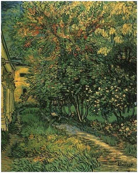 Garden Of Saint Paul Hospital The By Vincent Van Gogh 157