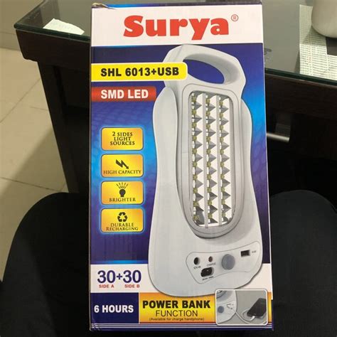 Jual Lampu Emergency Surya SHL 6013 Dengan Fungsi Power Bank Di Lapak