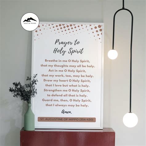 HOLY SPIRIT PRAYER PRINT | Digital Download – Word of Prayer