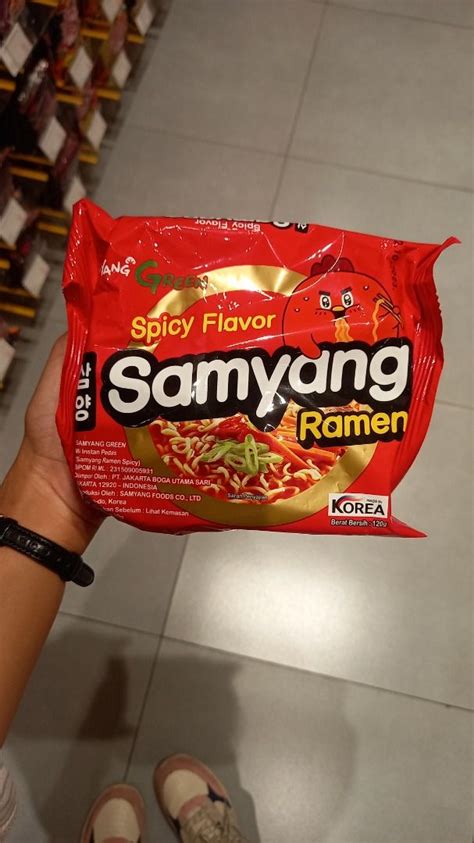 Samyang Green Korean Buldak Mala Hot Chicken Cheese Jjang Extreme Ori Makanan And Minuman