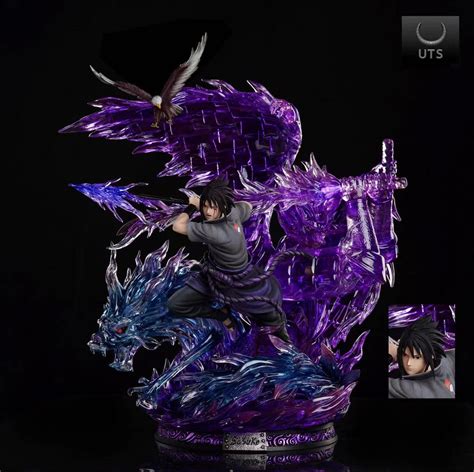 Naruto Uts Studio Sasuke Uchiha Resin Statue Kaionation