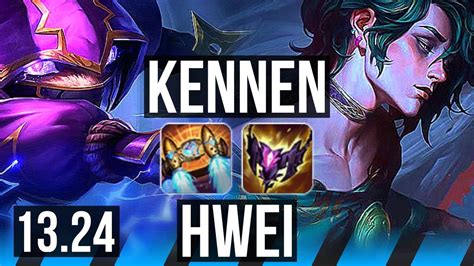 Kennen Vs Hwei Mid Games Dominating Kr Grandmaster