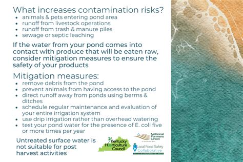 Safely Using Pond Water For Crop Production Kentucky Horticulture Council