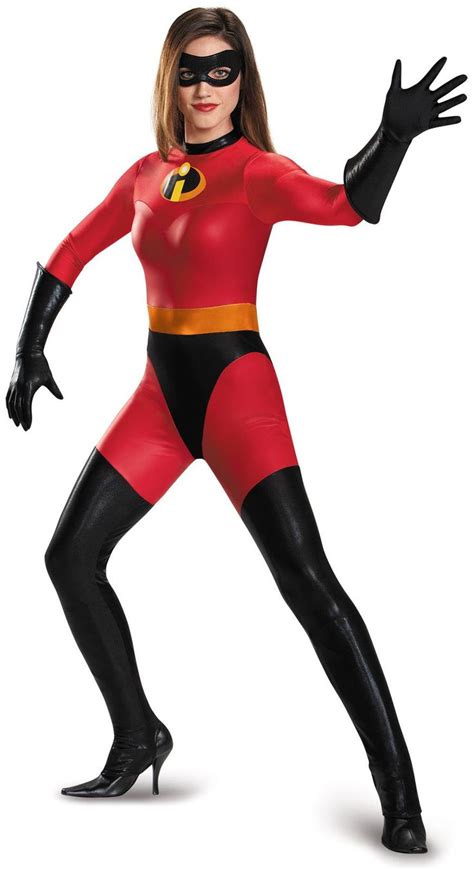 Disney's the Incredibles: Mrs. Incredible Bodysuit Adult Costume ...