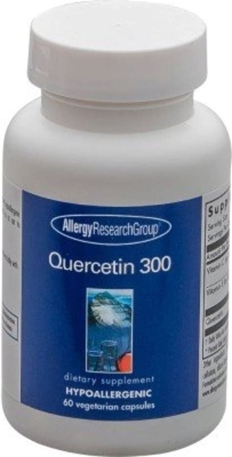 Quercetin G Lules Veg Allergy Research Group Boutique En