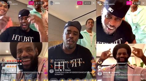 Diddy And Lebron James Instagram Live April 12th 2020 Youtube