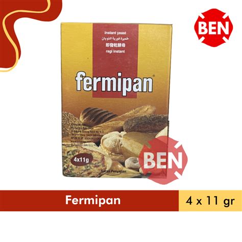 Jual Fermipan Ragi Instant Yeast 1 Box Kotak 4 X 11g Instan Kering