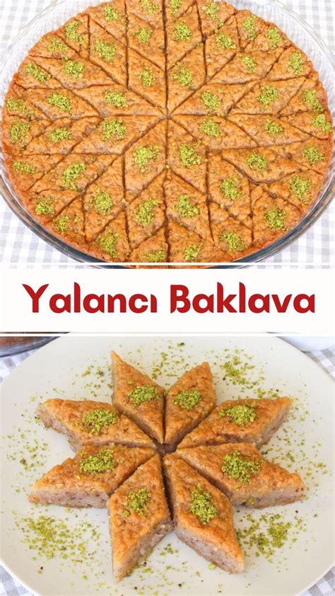 Yalanc Baklava Tatl S Videolu Nefis Yemek Tarifleri Oppskrift